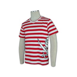 T273 橫間t恤訂做 條紋班t恤設計 間條 撞色V領 度身訂造間條班t恤  t-shirt專門店公司      紅白間條 T273 橫間t恤訂做 條紋班t恤設計 間條 撞色V領 度身訂造間條班t恤  t-shirt專門店公司      紅白間條